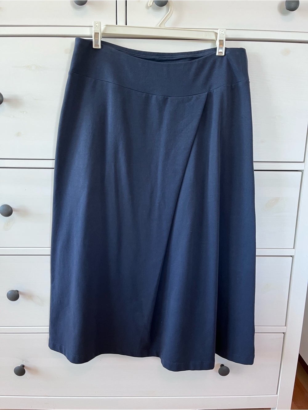 MEC Navy A-Line Midi Skirt